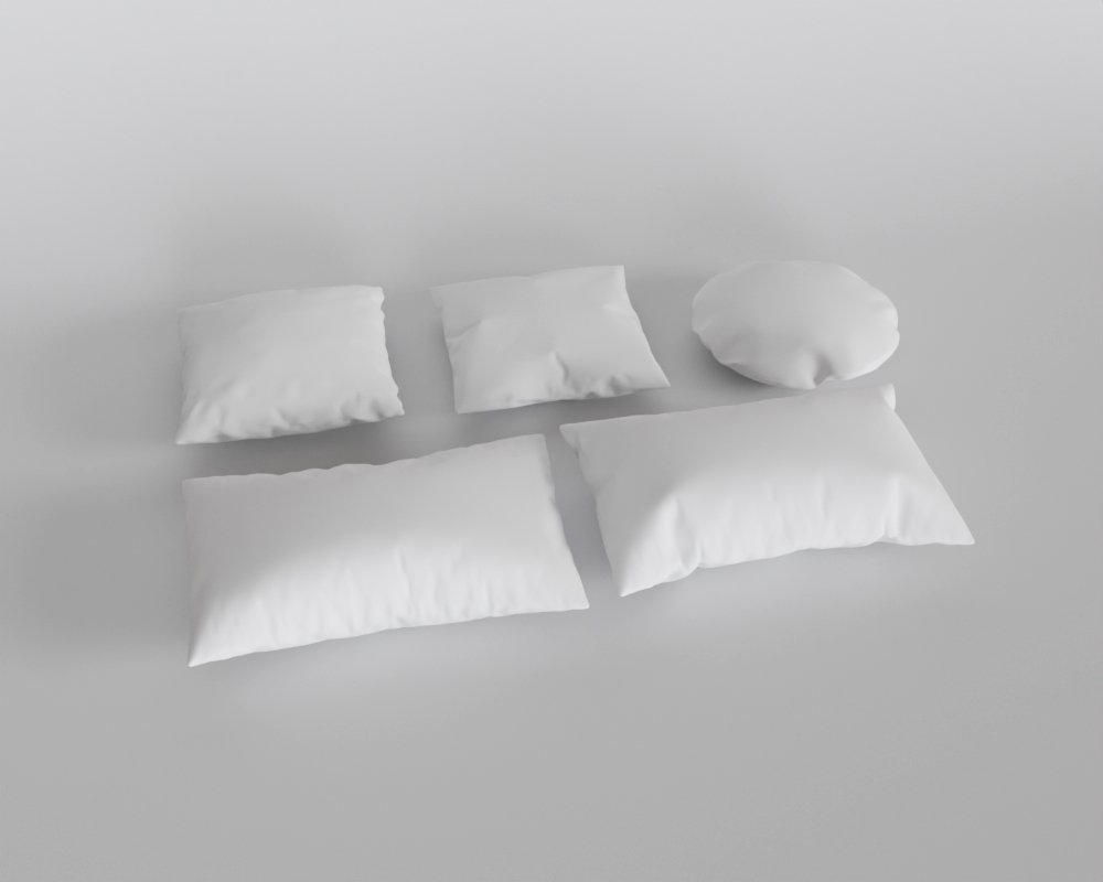 pillows render