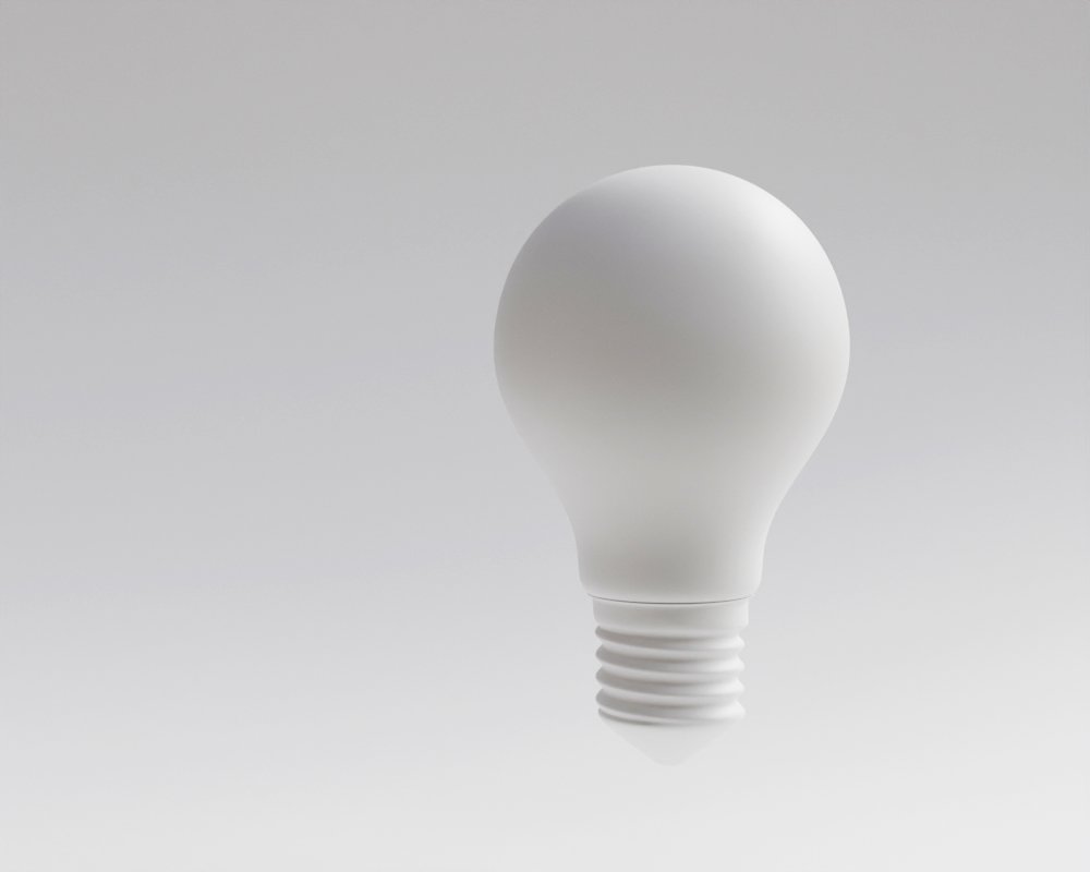 light bulb render